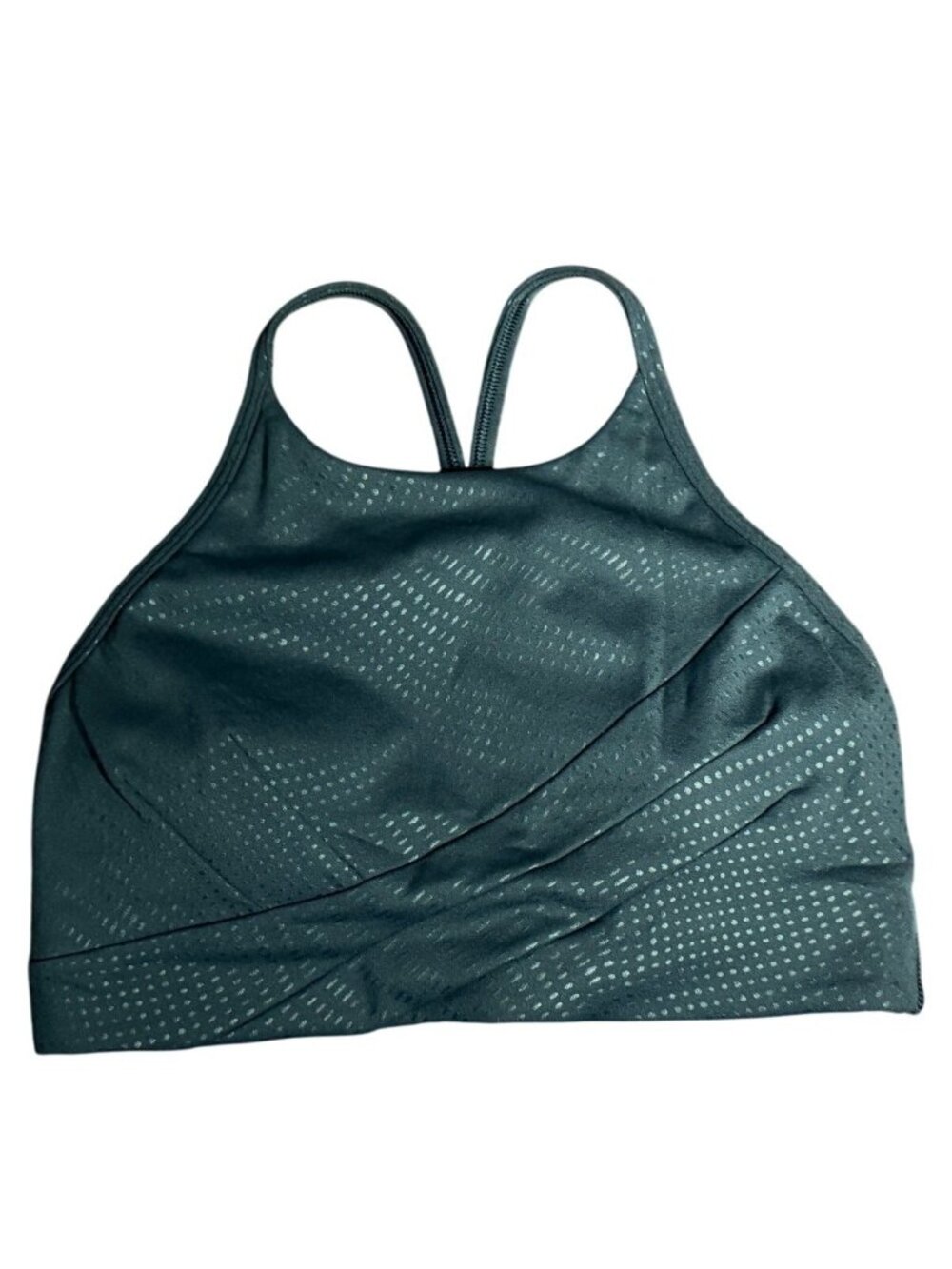 Lululemon Womens Black Sport Bra Flow Y Wrap Front High Neck W2EJHS Sz 4 B/C NWT - Picture 2 of 12